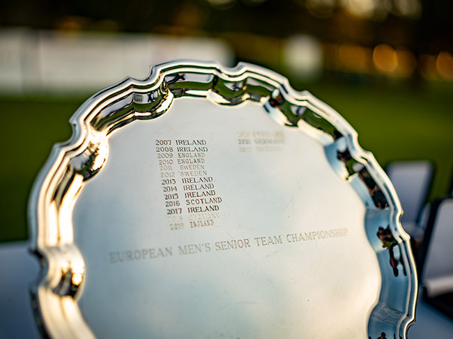 2023 - European Senior Men’s Team Championship - vítězný tým Anglie